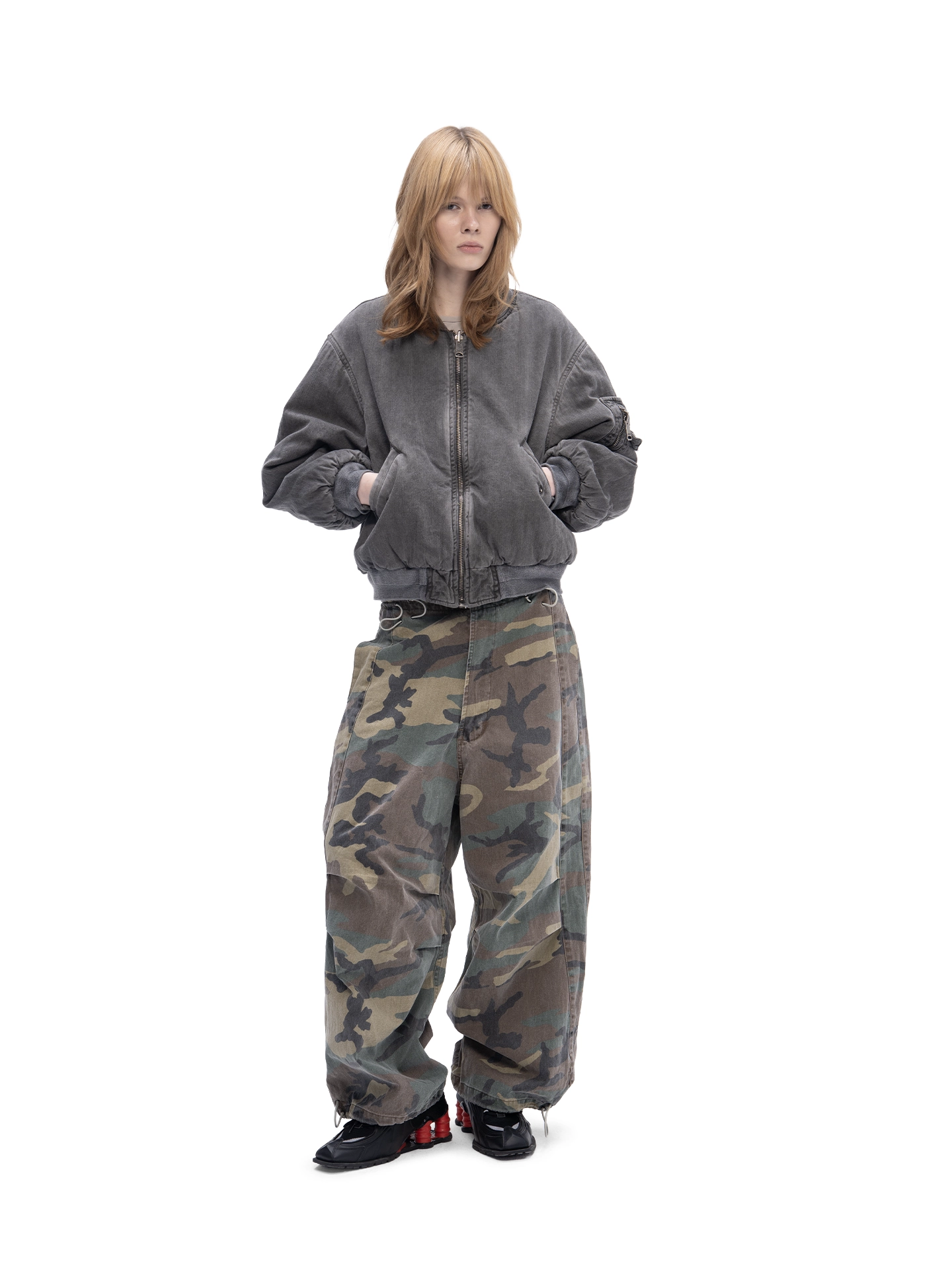 ABC DOUBLE-SIDED BOMBER (GREY) - ДВУХСТОРОННИЙ БОМБЕР, арт. 00-390