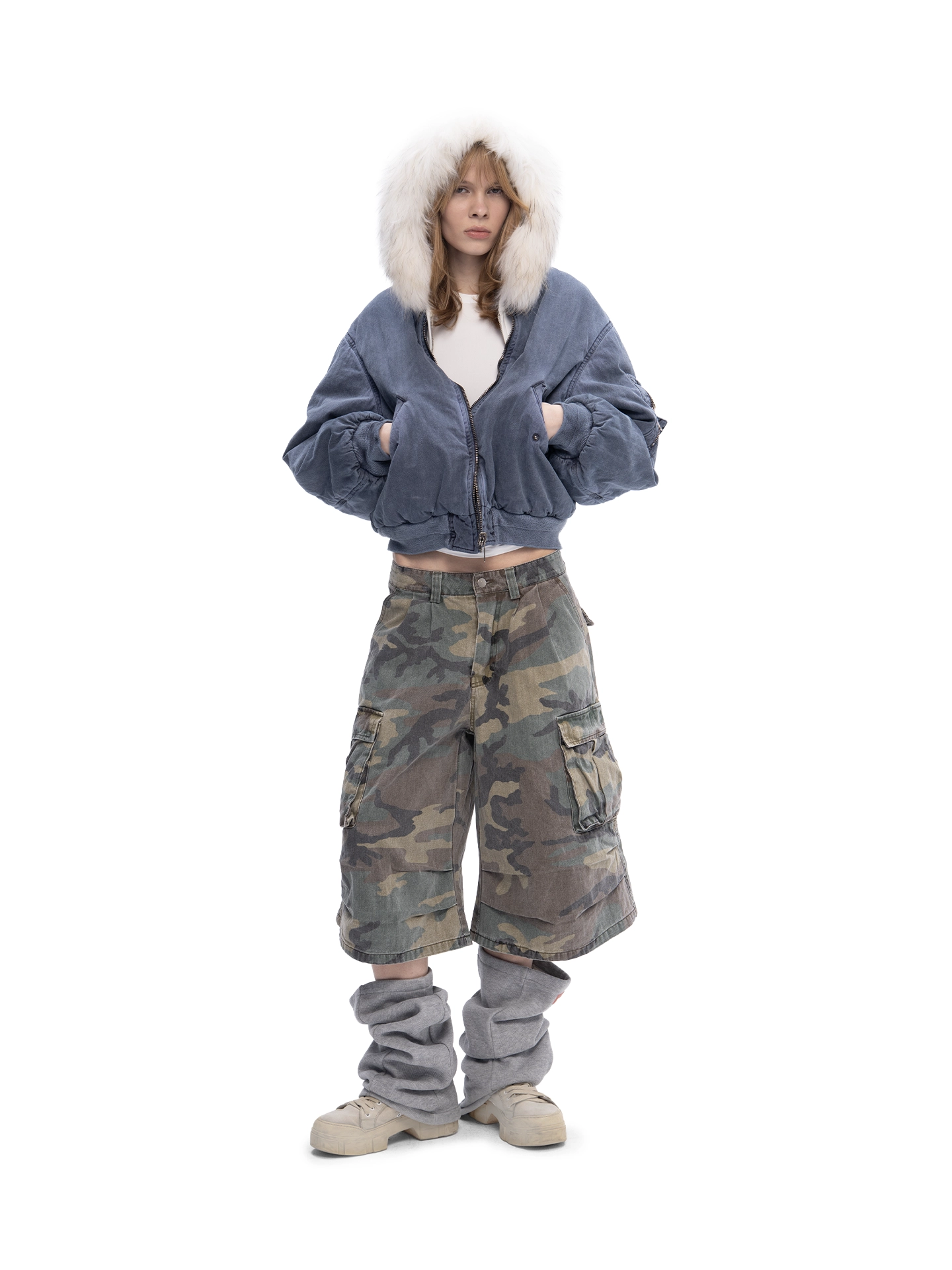 ABC DOUBLE-SIDED BOMBER (BLUE) - ДВУХСТОРОННИЙ БОМБЕР, арт. 00-397