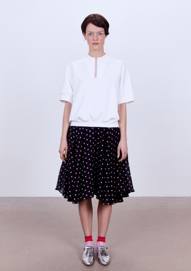 7dots СКАЙ Юбка летящая двойная, арт. 1379-черный-40-46