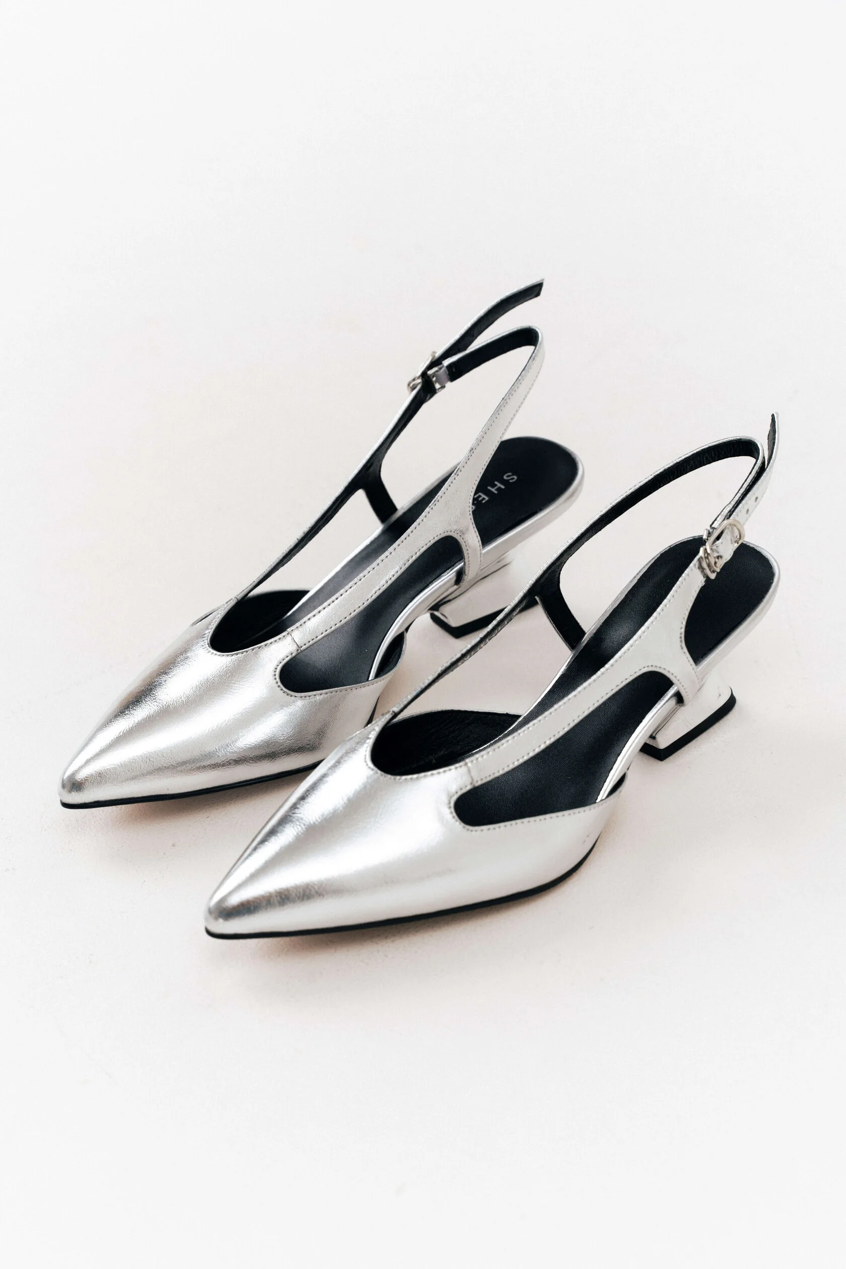 SHESHOE туфли летние, женские, нат.кожа, серебряный, нат.кожа, нат.кожа, резина, арт. S241-OLK-01-X