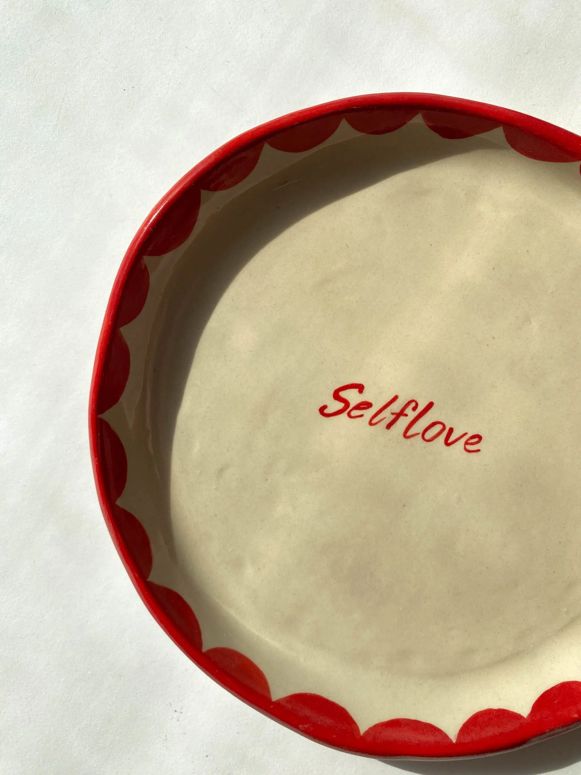 Moroz ceramics Тарелка «SelfLove», арт. T1SLLV246MZ