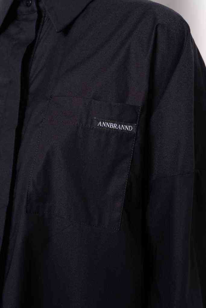 ANNBRANND Рубашка укороченная из итальянского хлопка, арт. FW2334