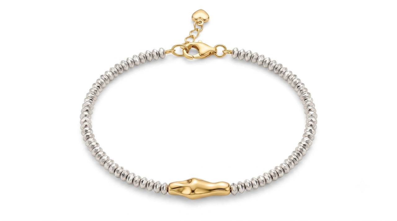 MOMENTS BEADS Браслет из гематита "Биколор", арт. Bracelet2409-5