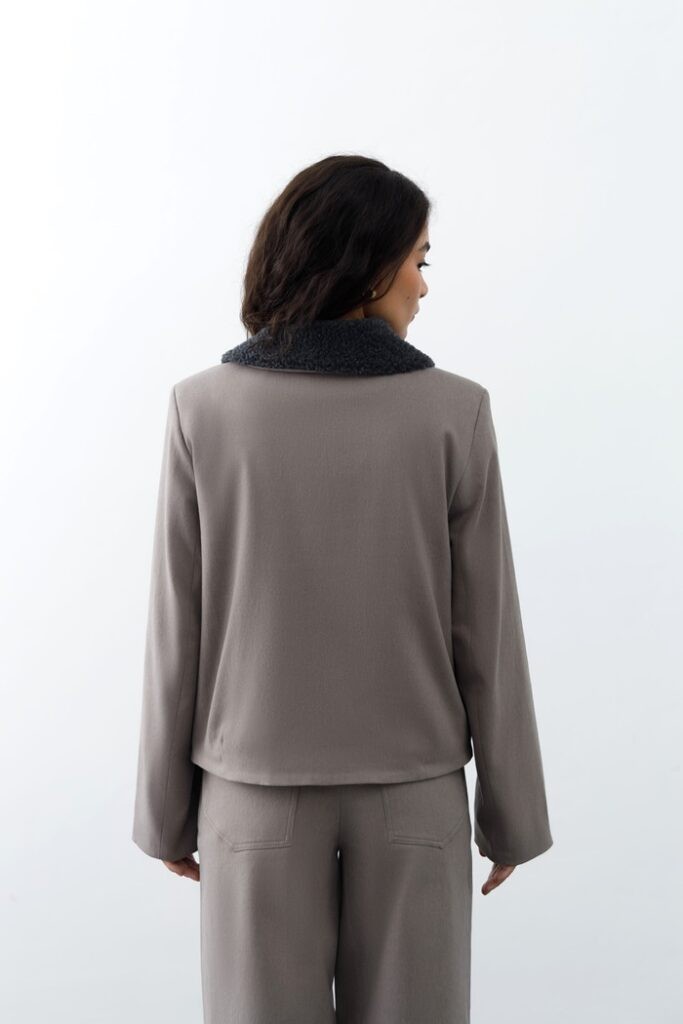 ANNBRANND Куртка утепленная из итальянского денима, арт. SS2408