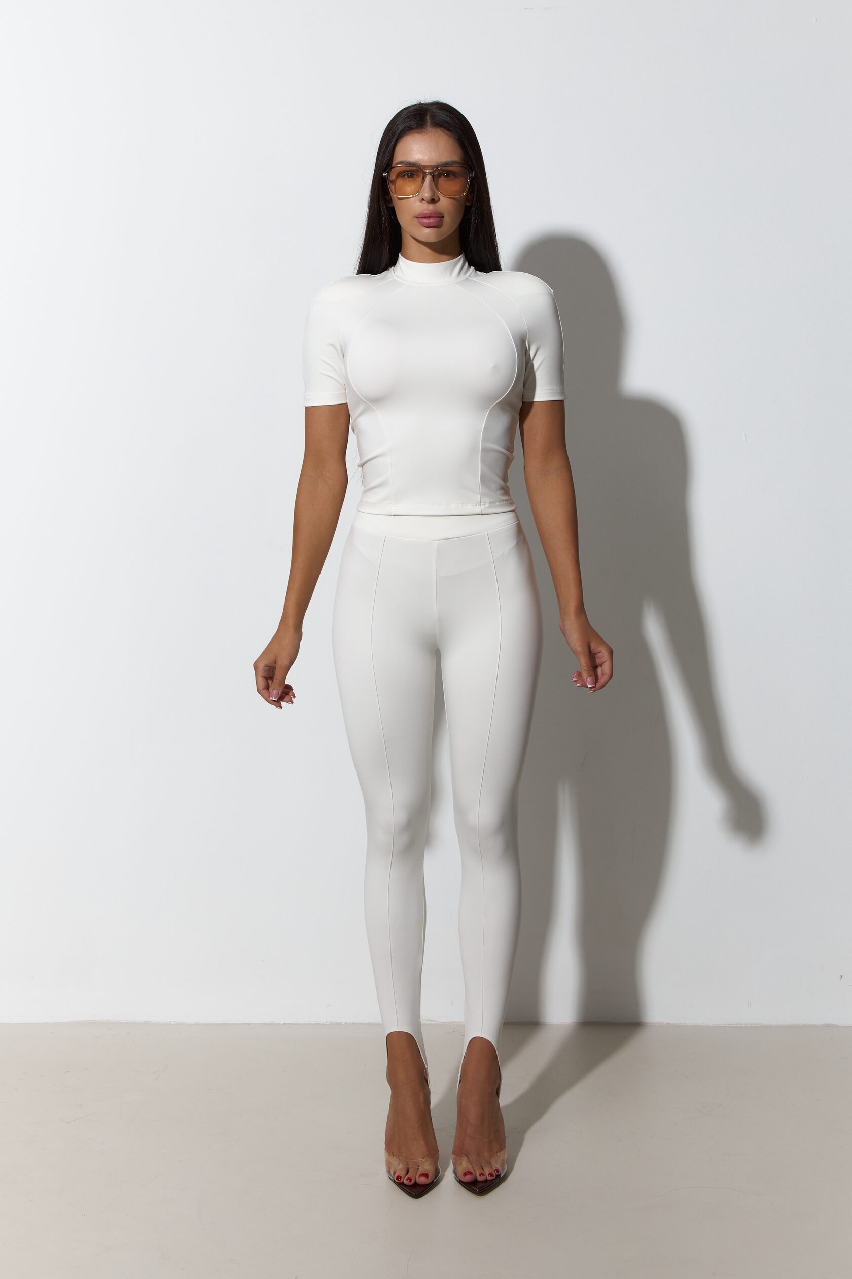ELASTIC ЛЕГИНСЫ СО СТРЕЛКОЙ И ШТРИПКОЙ, арт. ELA.L3.SS26