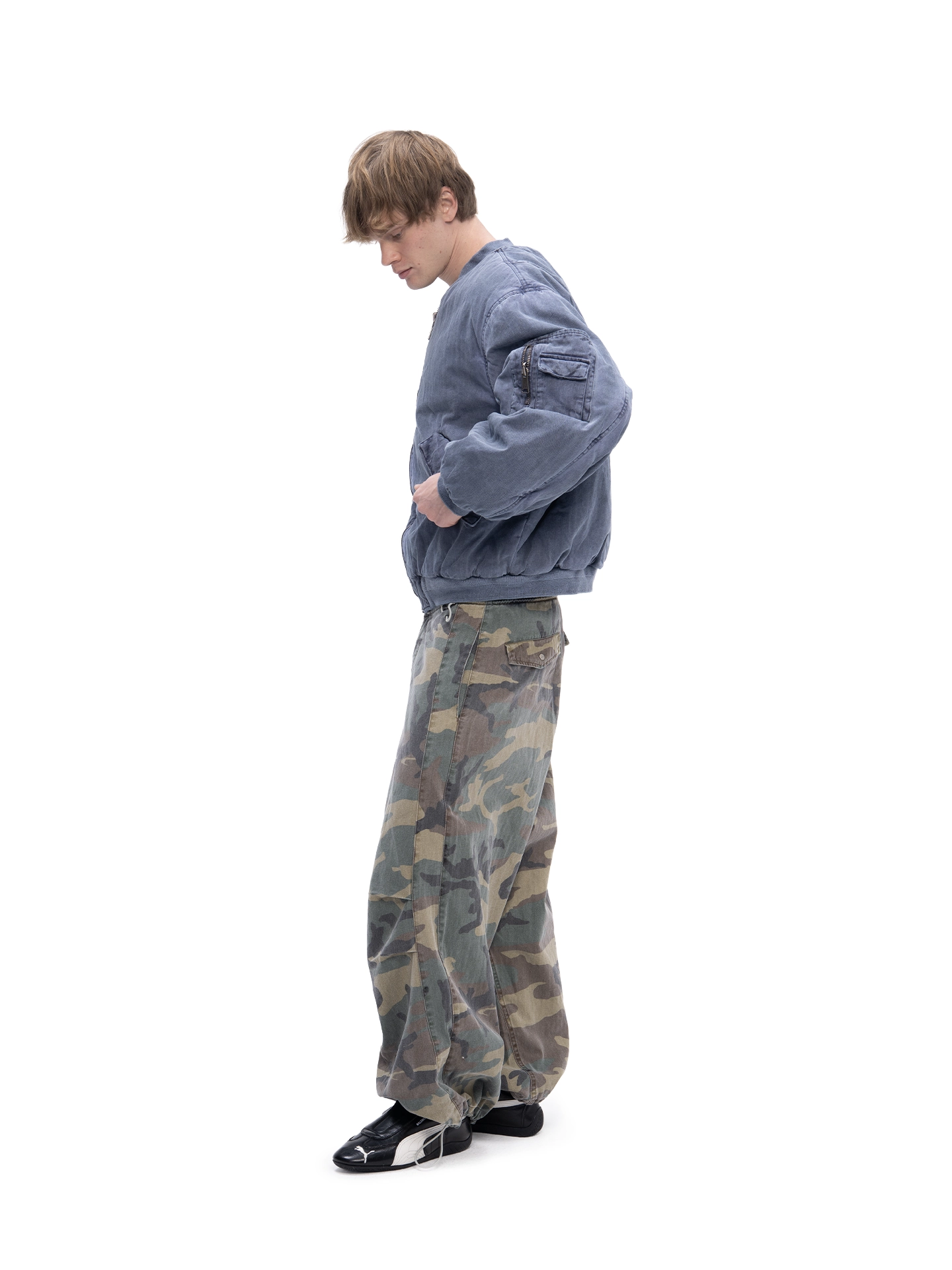 ABC DOUBLE-SIDED BOMBER (BLUE) - ДВУХСТОРОННИЙ БОМБЕР, арт. 00-397