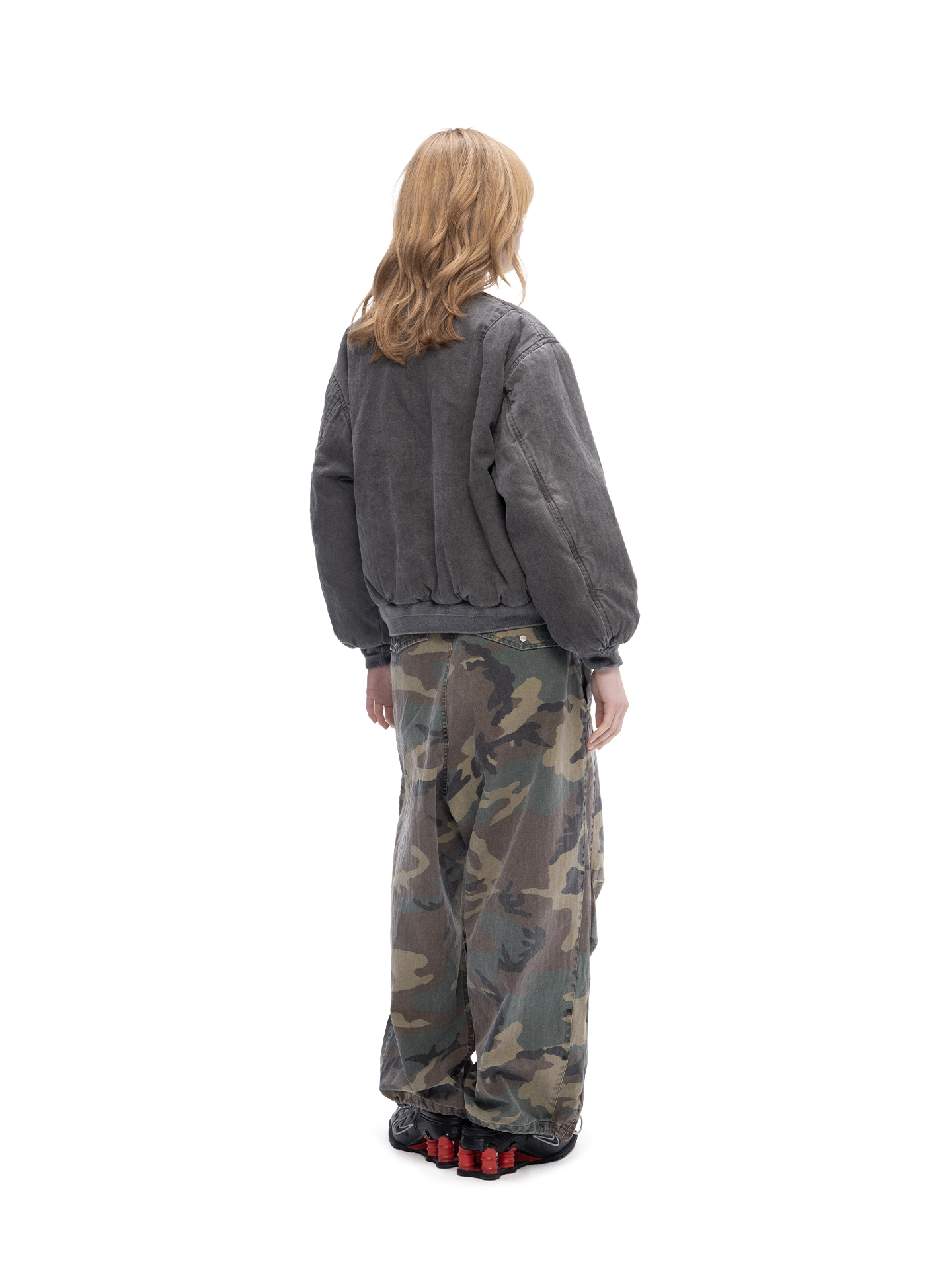 ABC DOUBLE-SIDED BOMBER (GREY) - ДВУХСТОРОННИЙ БОМБЕР, арт. 00-390
