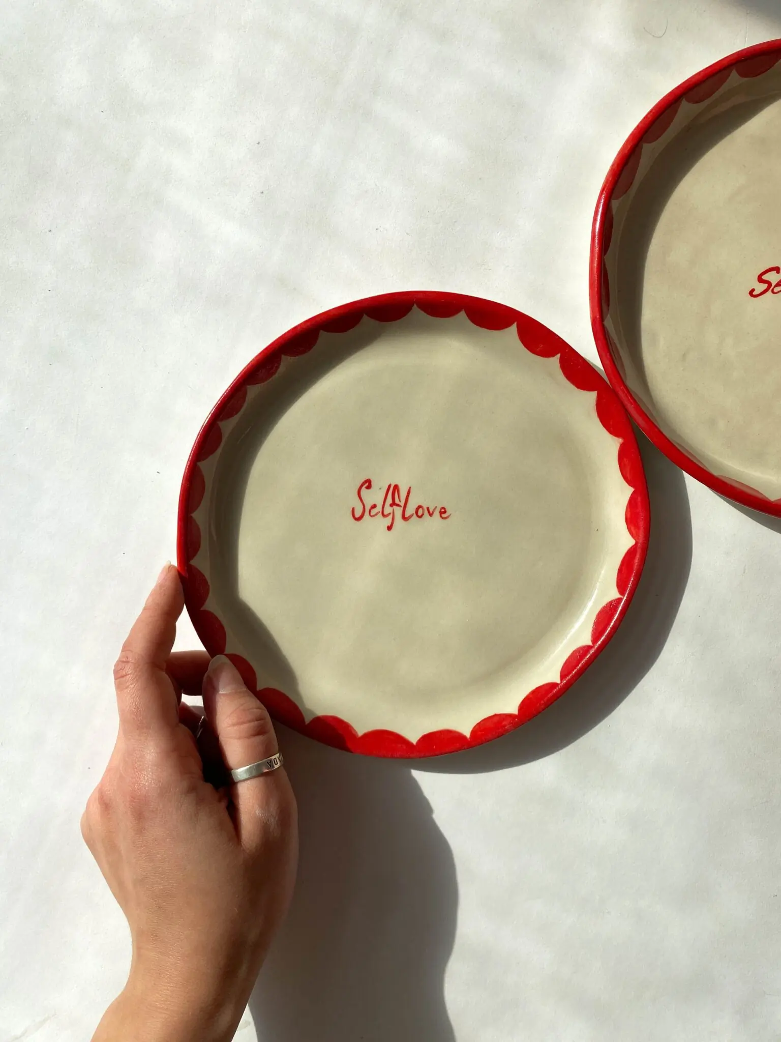 Moroz ceramics Тарелка «SelfLove», арт. T1SLLV246MZ