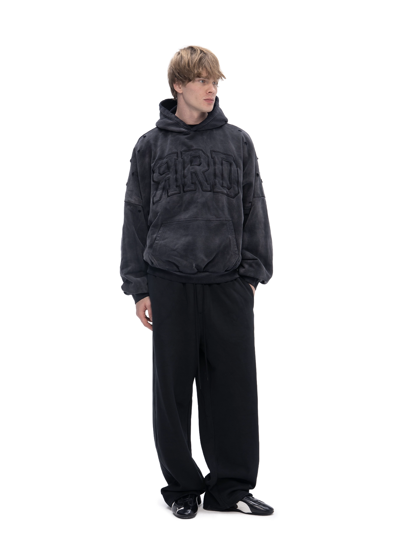 ABC DOUBLE SKIN HOODIE ЯRD (OIL) - ДВУХСЛОЙНОЕ ХУДИ ЯRD, арт. 00-439