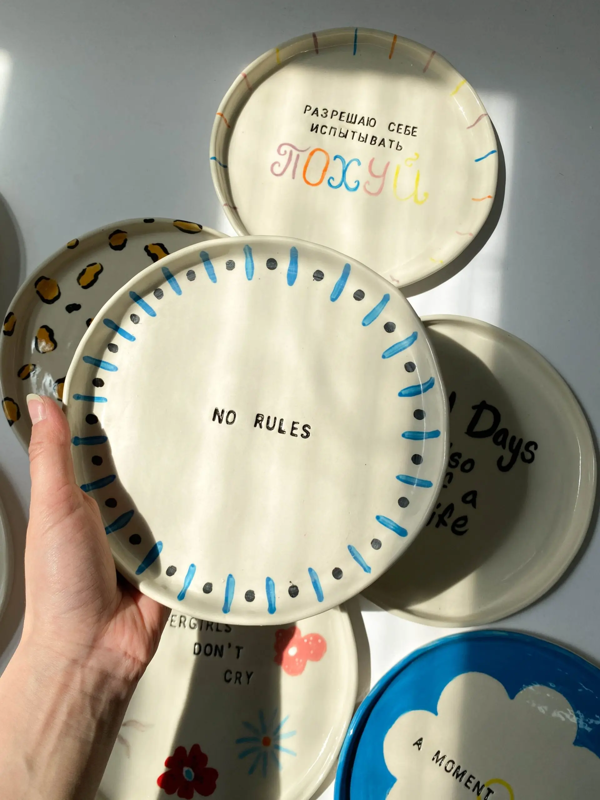 Moroz ceramics Тарелка «No Rules», арт. T2NR246MZ