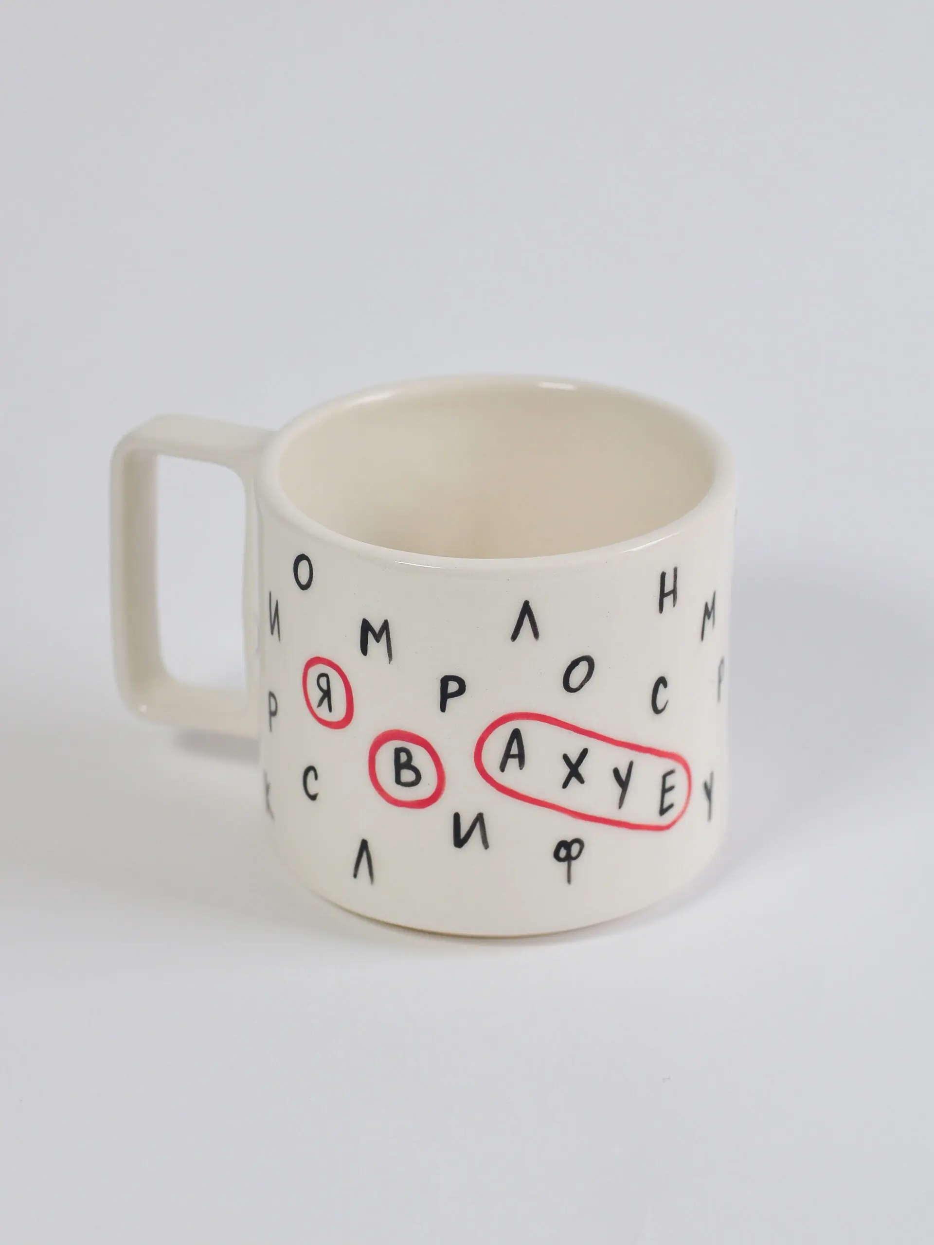 Moroz ceramics Чашка «Алфавит.Я в ахуе», арт. A2H1LF246MZ