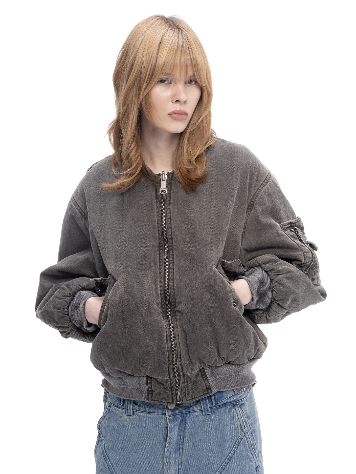 ABC DOUBLE-SIDED BOMBER (BROWN) - ДВУХСТОРОННИЙ БОМБЕР, арт. 00-404