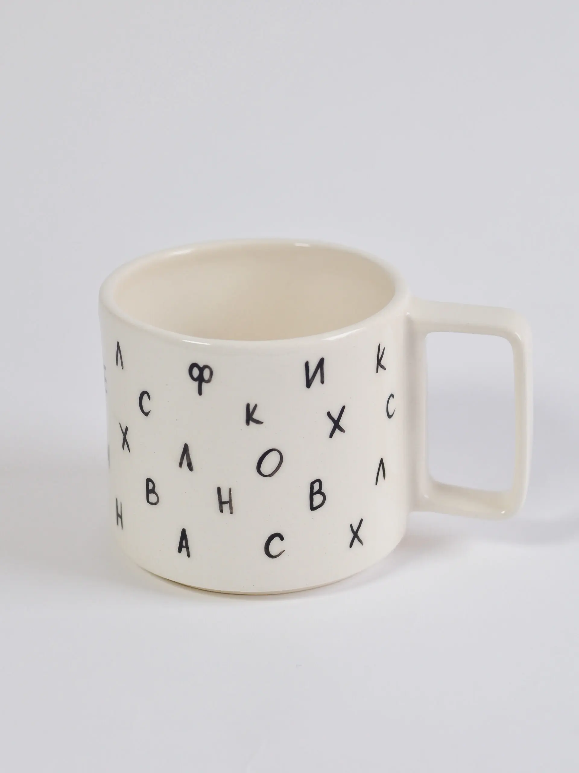 Moroz ceramics Чашка «Алфавит.Я в ахуе», арт. A2H1LF246MZ