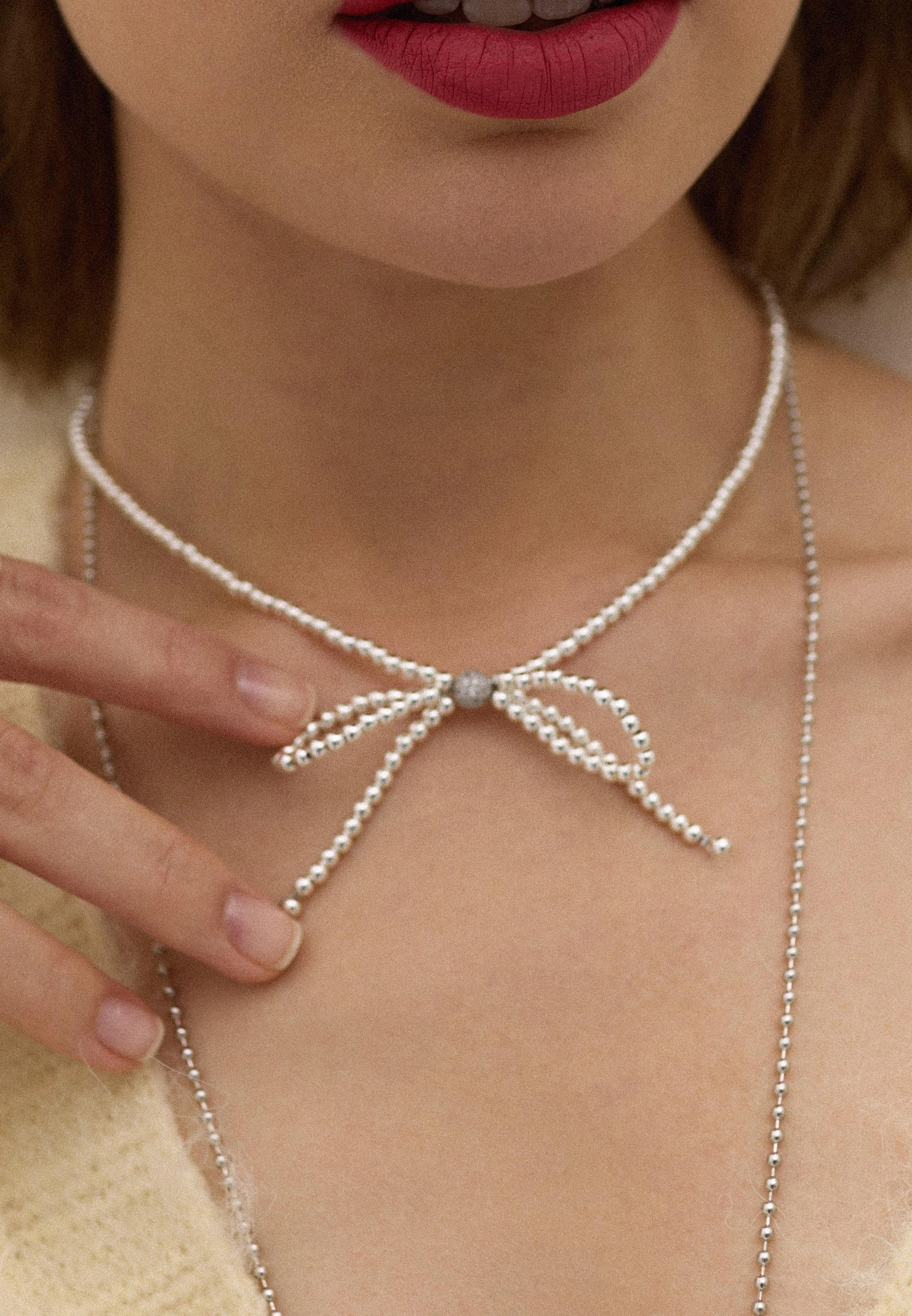 MOMENTS BEADS Кольe "Bow", арт. Choker0109-29