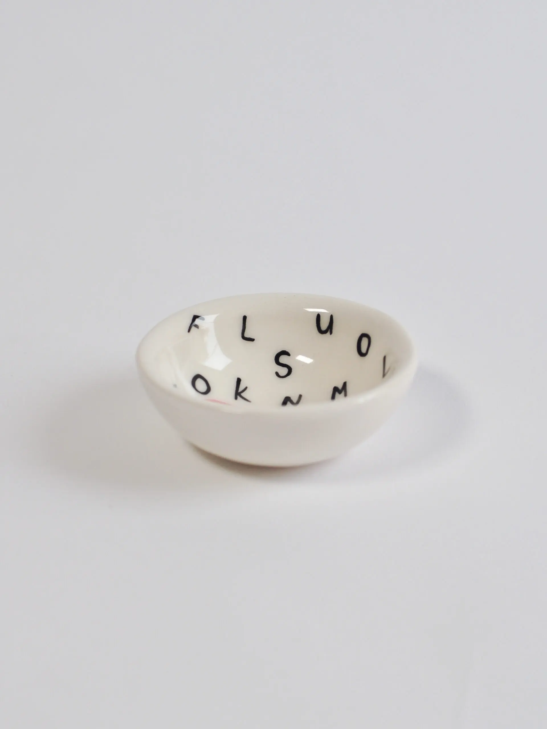 Moroz ceramics Соусник «Алфавит.Fuck», арт. M1E248MZ