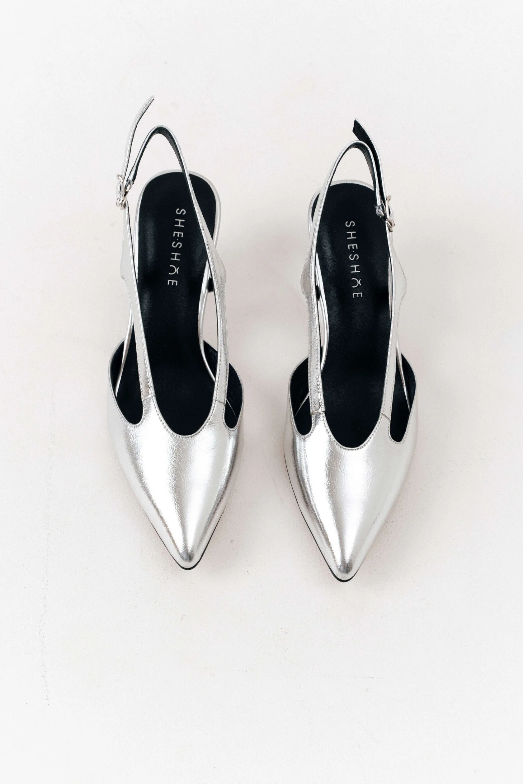 SHESHOE туфли летние, женские, нат.кожа, серебряный, нат.кожа, нат.кожа, резина, арт. S241-OLK-01-X