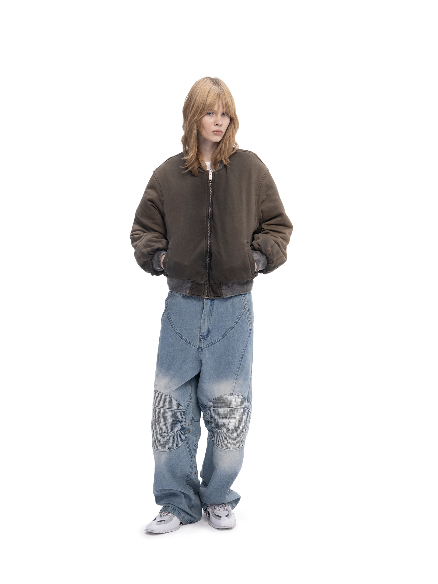 ABC DOUBLE-SIDED BOMBER (BROWN) - ДВУХСТОРОННИЙ БОМБЕР, арт. 00-404