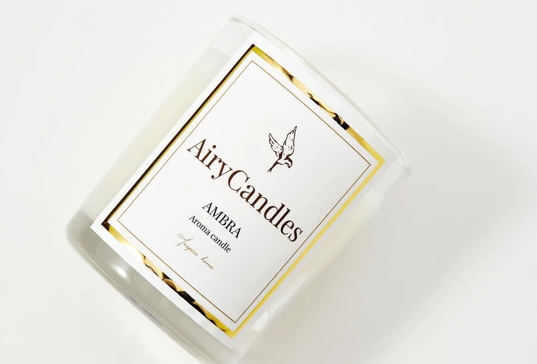 AIRY CANDLES Свеча ароматическая, арт. Ambra330