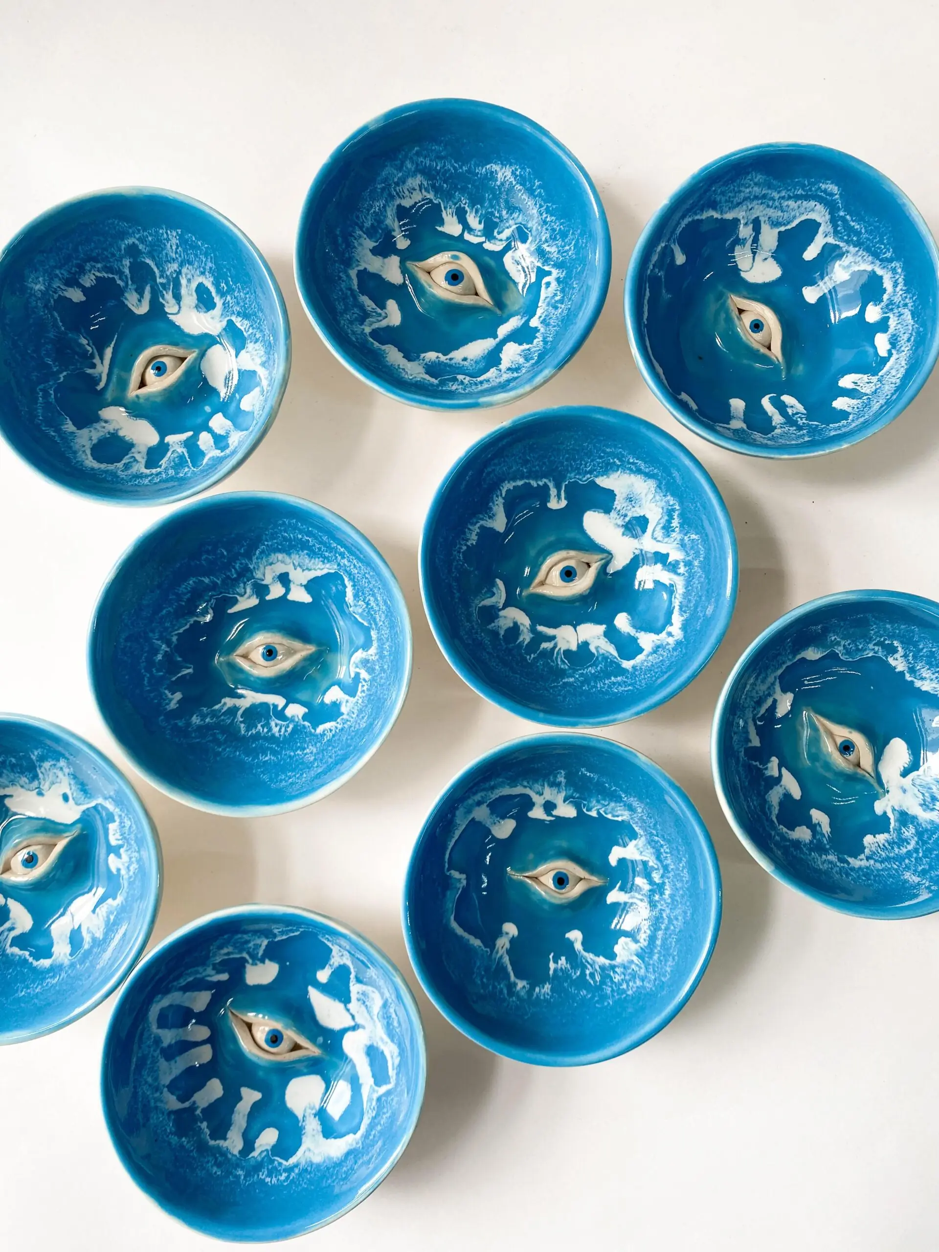 Moroz ceramics Цветная мисочка «Глаз», арт. M1E246MZ