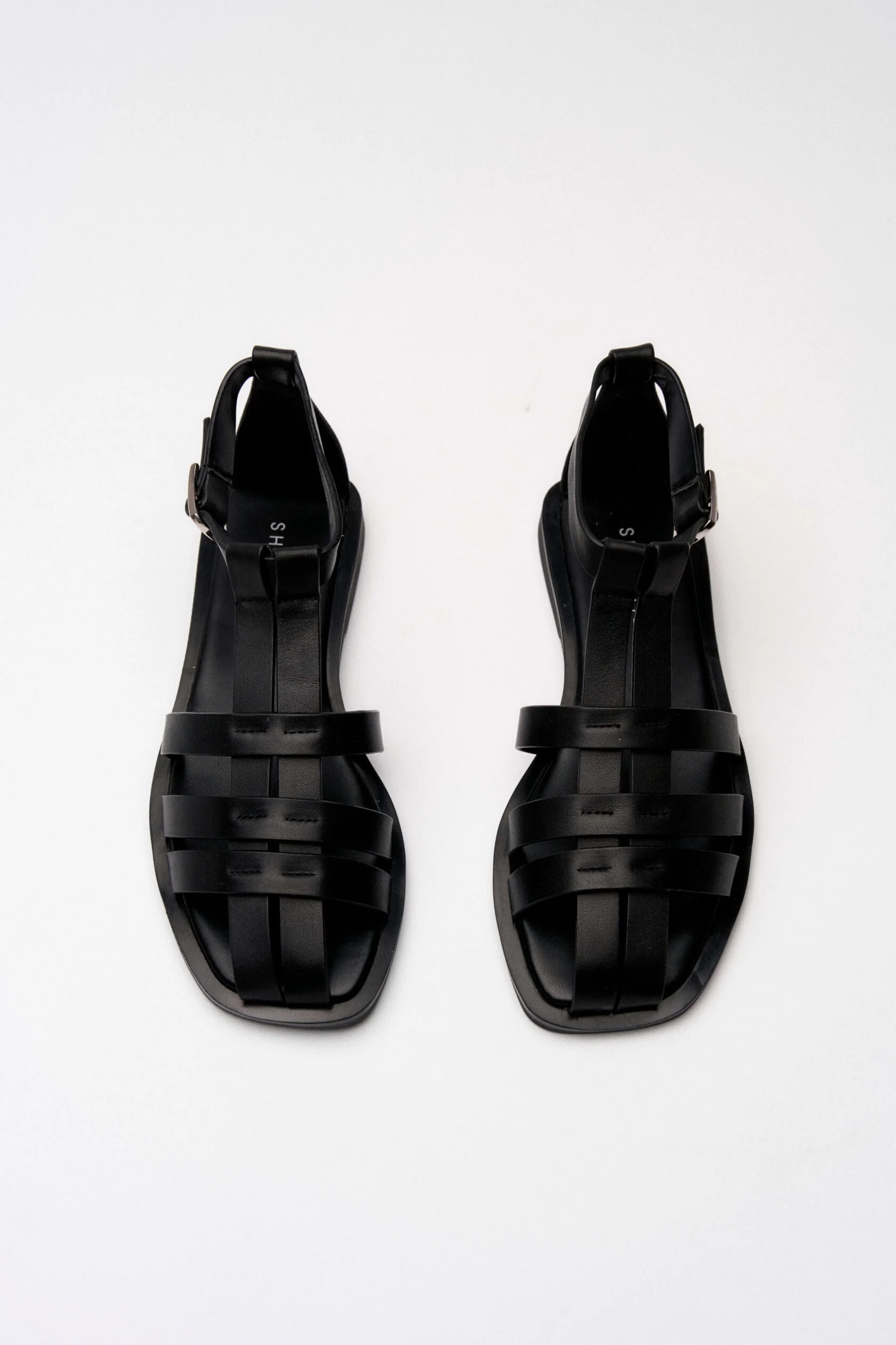 SHESHOE микрофибра Сандалеты жен кожа чер, арт. SH20366-WPU